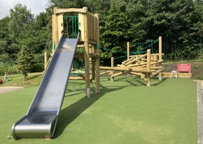 Needlepunch Play Carpet with Timber Multi Play Unit