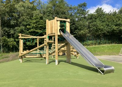 Needlepunch Play Carpet with Timber Multi Play Unit