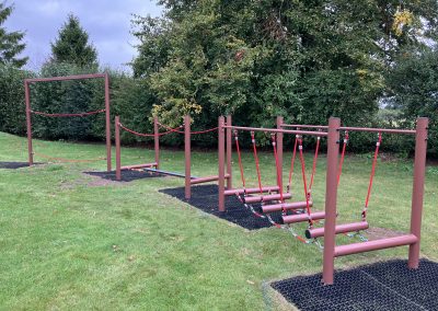 Steel Trim Trail Timber Trim Trail Play Equipment