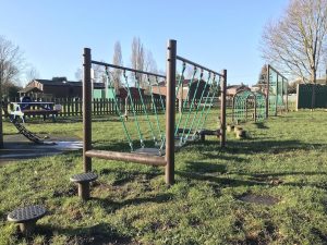 Timber Trim Trail Decaying Steel Trim Trail Maintenance Play Area