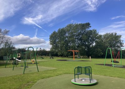 Middleton on the Wolds New Play Area Installation Play Equipment Bespoke Inclusive Swings