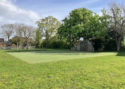 MUGA Artificial Grass Play Carpet Goal End Parish Council Play Area