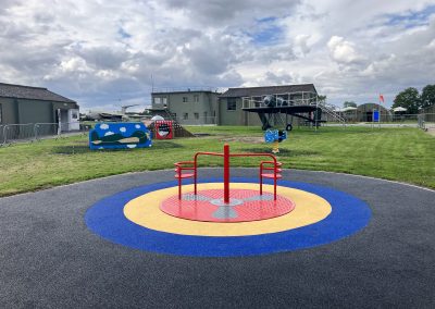 Yorkshire Air Musuem New Play Area Installation Play Equipment Roundabout Inclusive